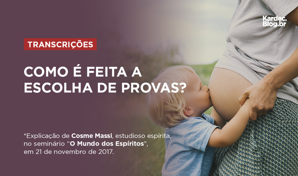 Como é feita a escolha de provas?