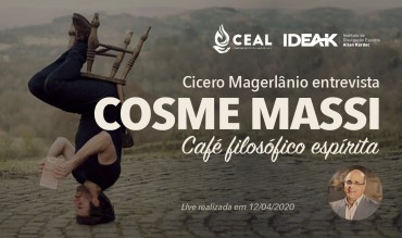 Café Filosófico Espírita - Discussão sobre a situação atual à luz da filosofia - com Cosme Massi